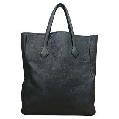 Authentic Hermes Canvas Tote bag Canvas Leather at 1stDibs | hermes ...