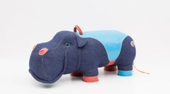 2000s High-Quality Children Toy 'Hippo' by German Renate Müller 'a'