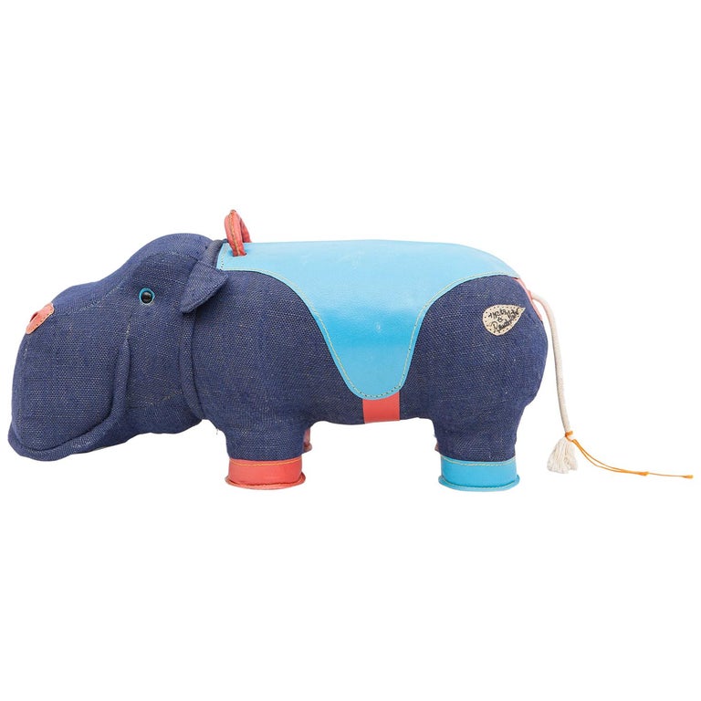 2000er Jahre, qualitativ hochwertiges Kinder Spielzeug 'Hippo' von Renate Müller 'a', Deutschland 1