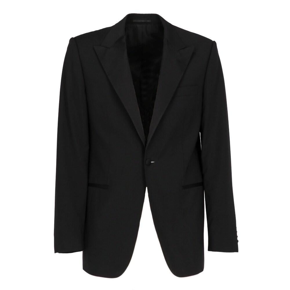 HUGO BOSS 38 Regular Navy Wool Notch Lapel Sport Coat For Sale at