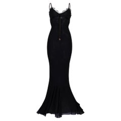 2000s Iceberg Black Gown