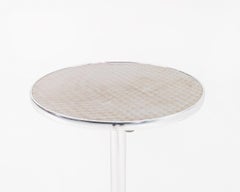 2000s Indecasa Outdoor Bar / High Table in Aluminum and Steel 37 in H 24 in D