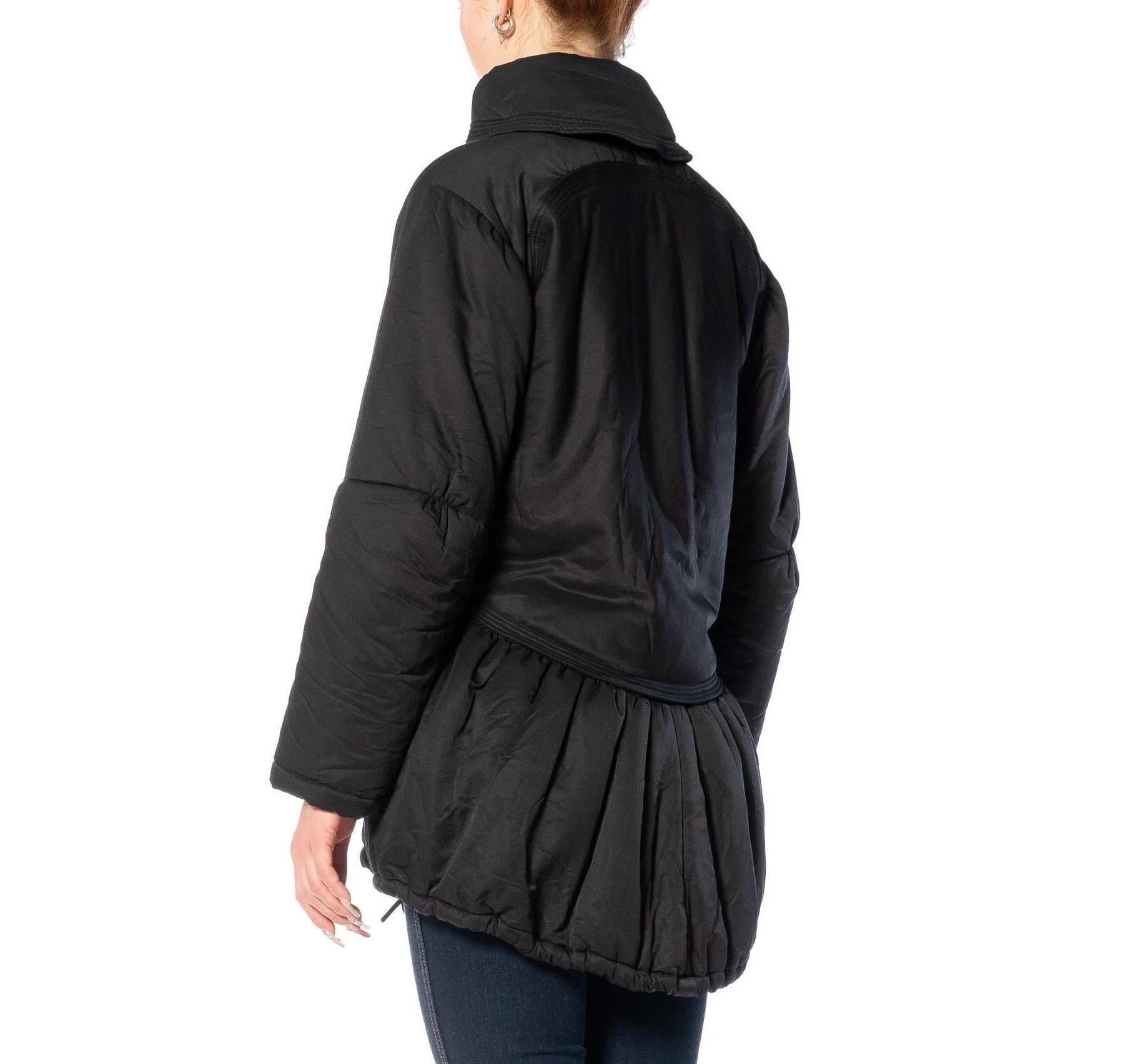 2000S ISSEY MIYAKE Black Poly Jacket For Sale 7