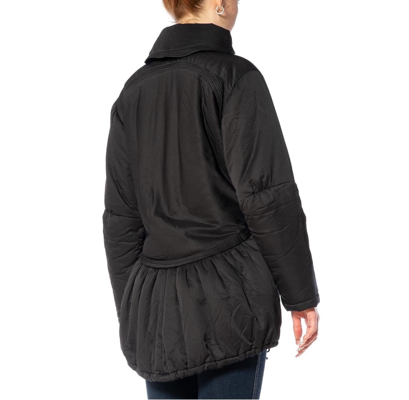 2000S ISSEY MIYAKE Black Poly Jacket For Sale 5