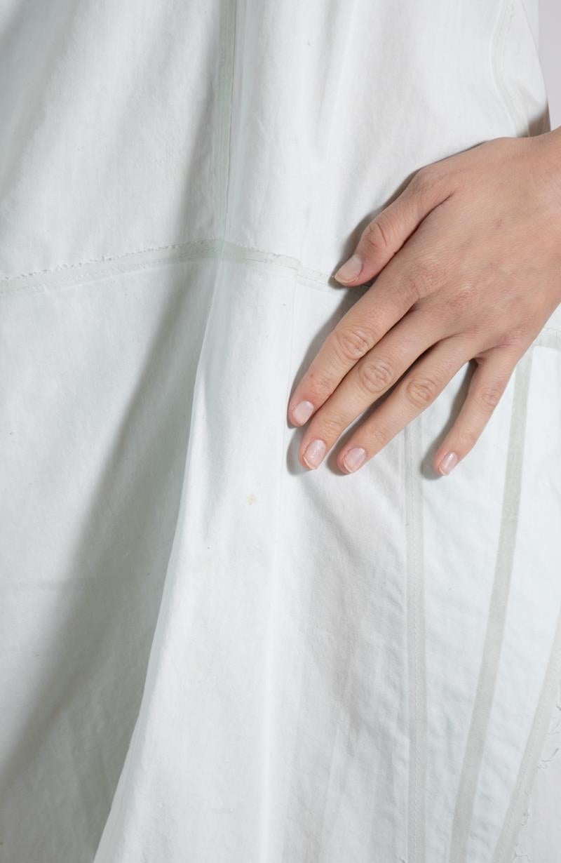 2000S ISSEY MIYAKE White Glue Dress For Sale 3