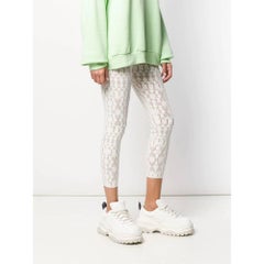2000s Issey Miyake White Perforated Trousers