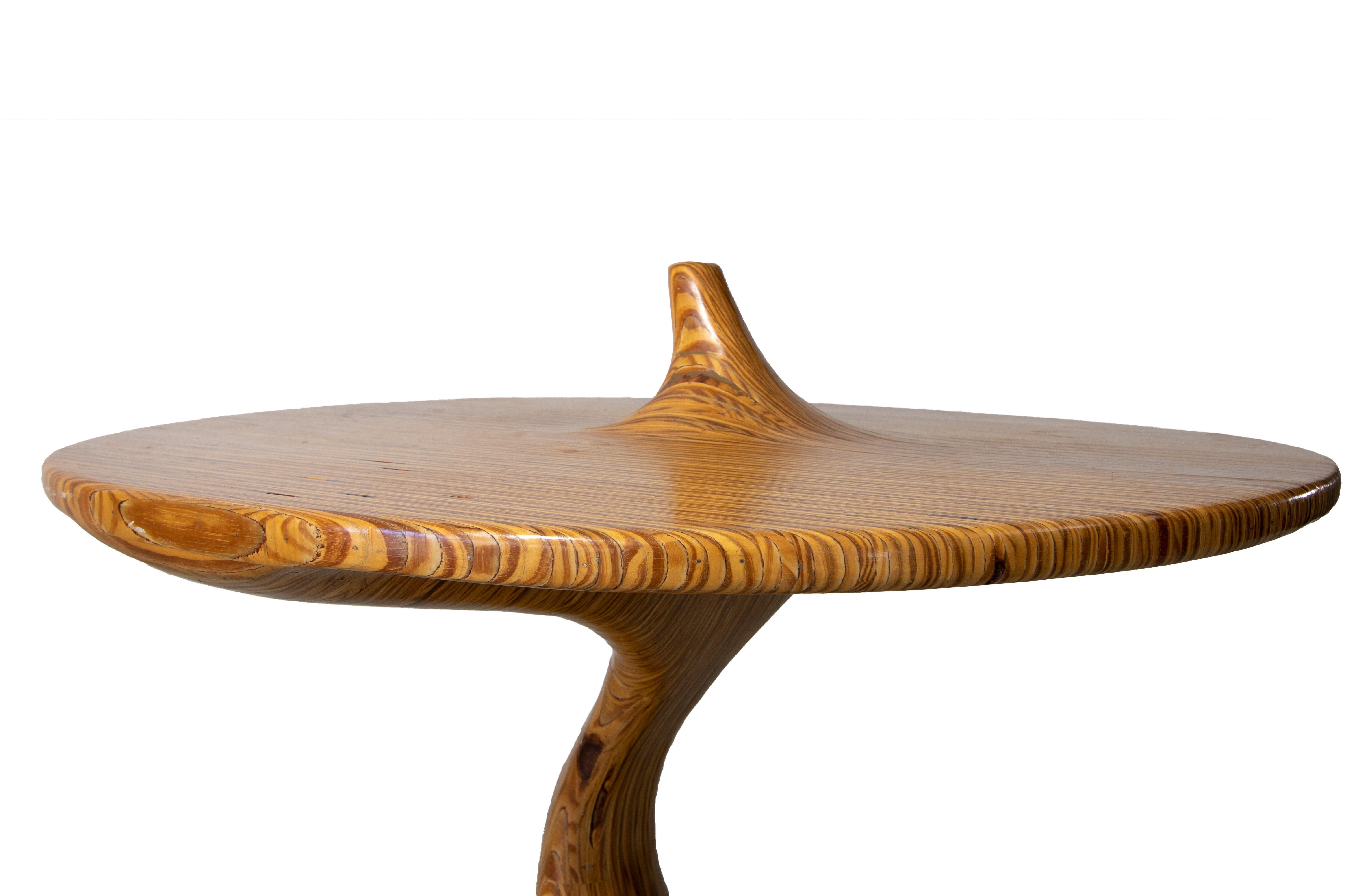 Hand-Carved 2000s Jameson Winship Creatures Collection Hand Sculpted Plywood Dinette Table
