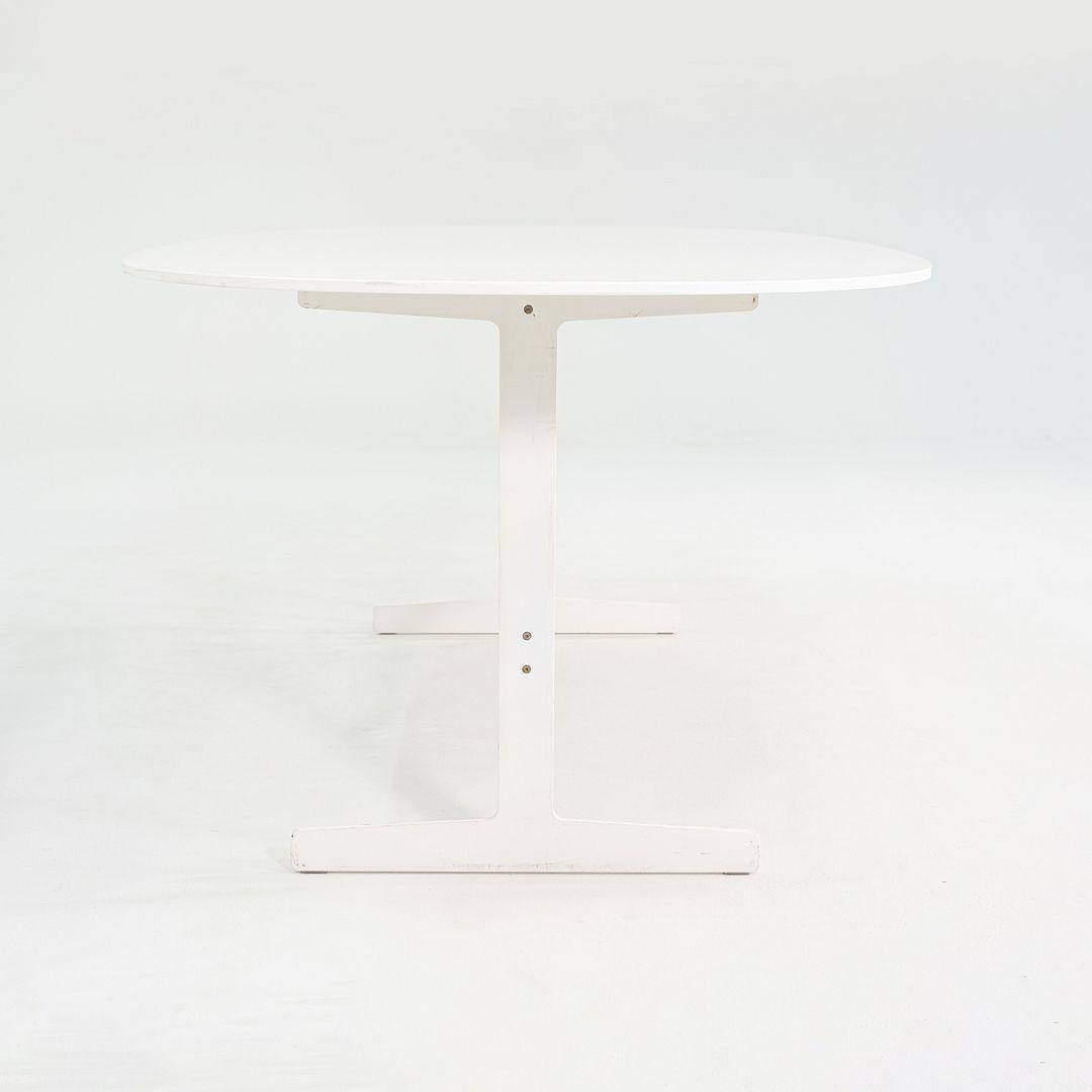 2000s Jasper Morrison for Cappellini White Lacquer Simplon Dining Table 79x39x29 For Sale 3