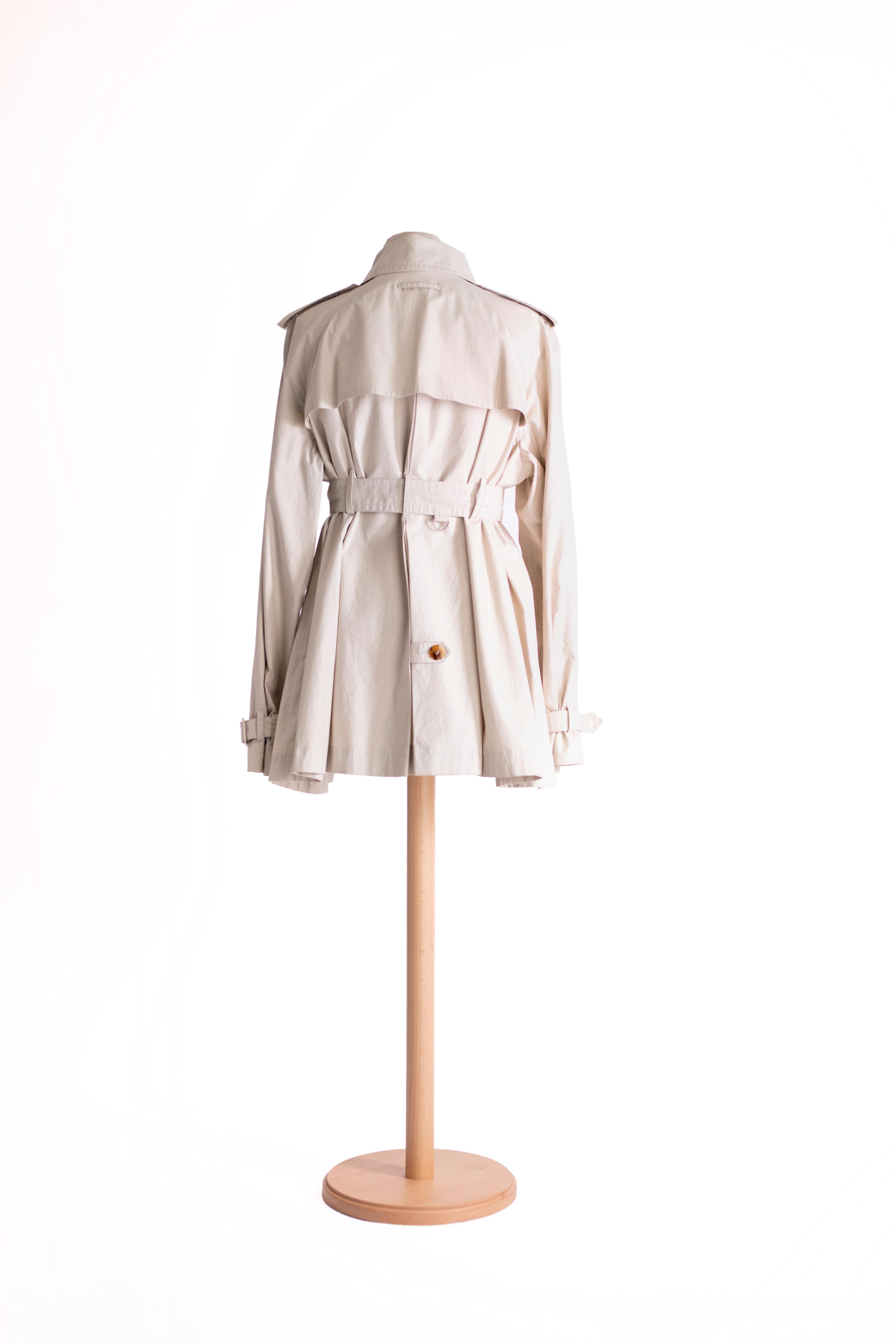 Women's or Men's 2000s Jean Paul Gaultier beige trench coat