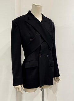 2000s Jean Paul Gaultier deconstructed blazer