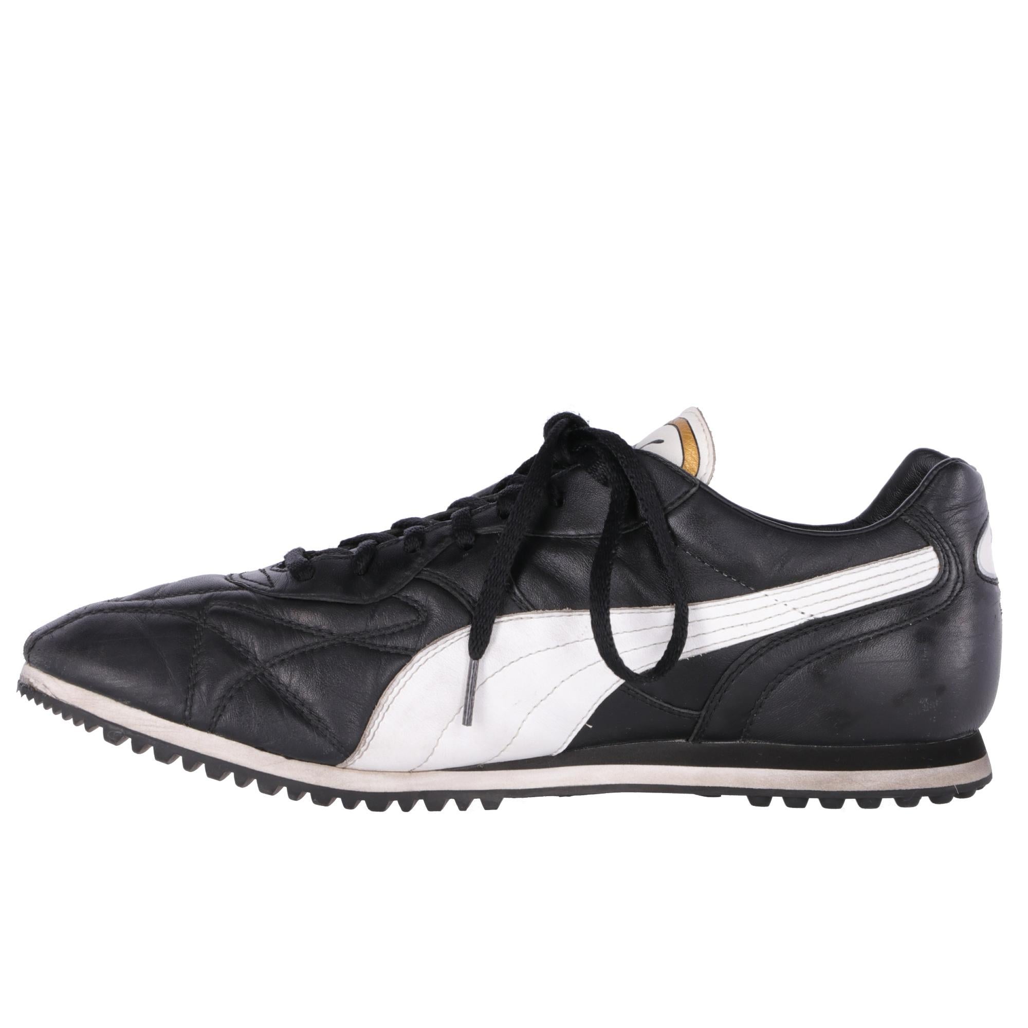 2000s Jil Sander by Puma Black/White Sneakers In Good Condition In Lugo (RA), IT