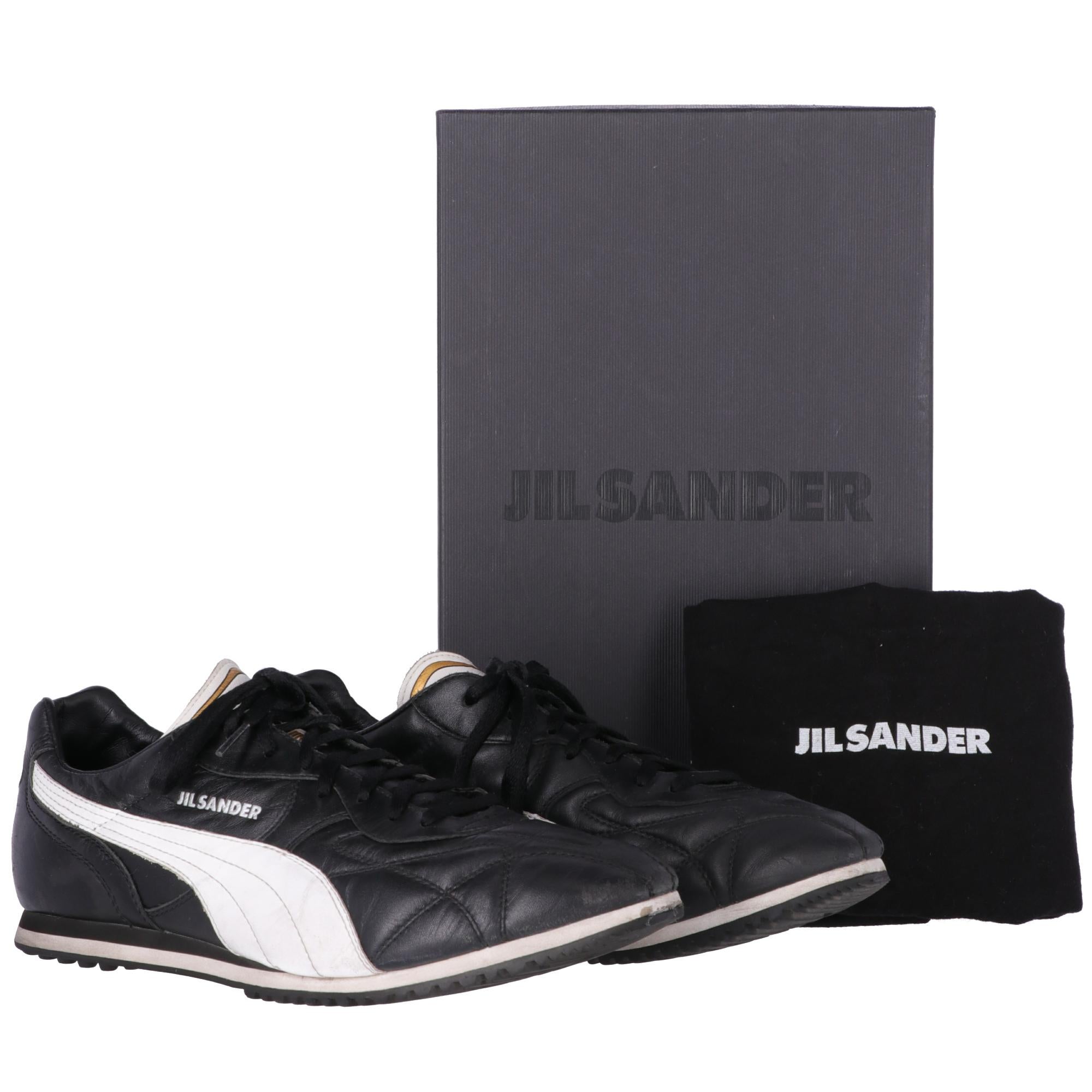 Women's or Men's 2000s Jil Sander by Puma Black/White Sneakers