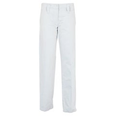 2000s Jil Sander Light Blue Shiny trousers