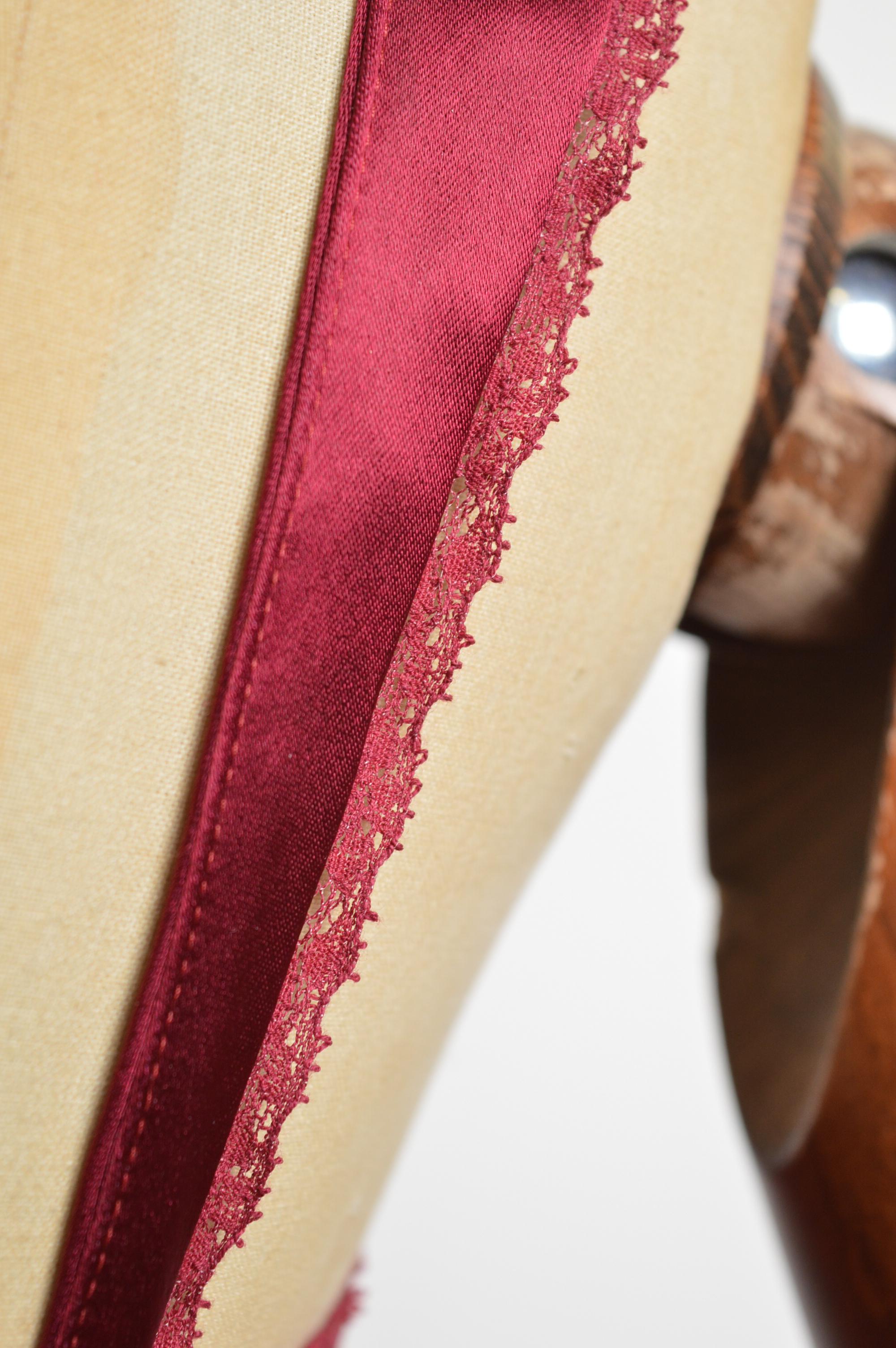 2000s John Galliano Burgundy Wine Red Corset satin lace cocktail dress For Sale 8