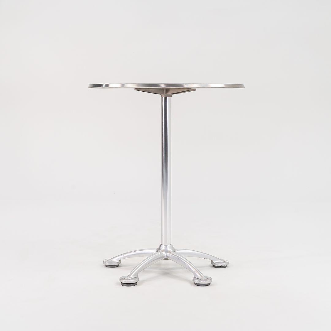 2000s Jorge Pensi for Knoll & AMAT3 High Top Dining / Bar Tables in Aluminum For Sale 4