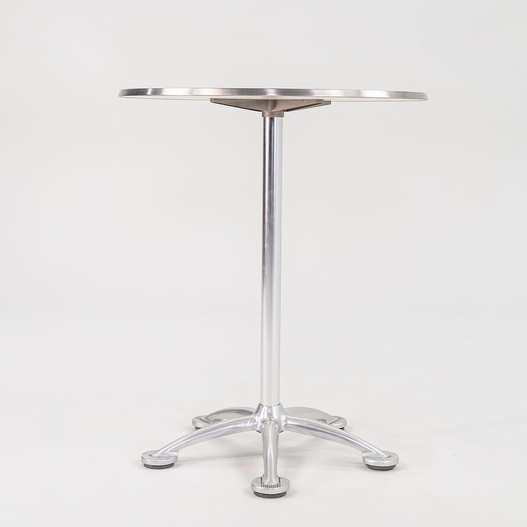 2000s Jorge Pensi for Knoll & AMAT3 High Top Dining / Bar Tables in Aluminum For Sale 5