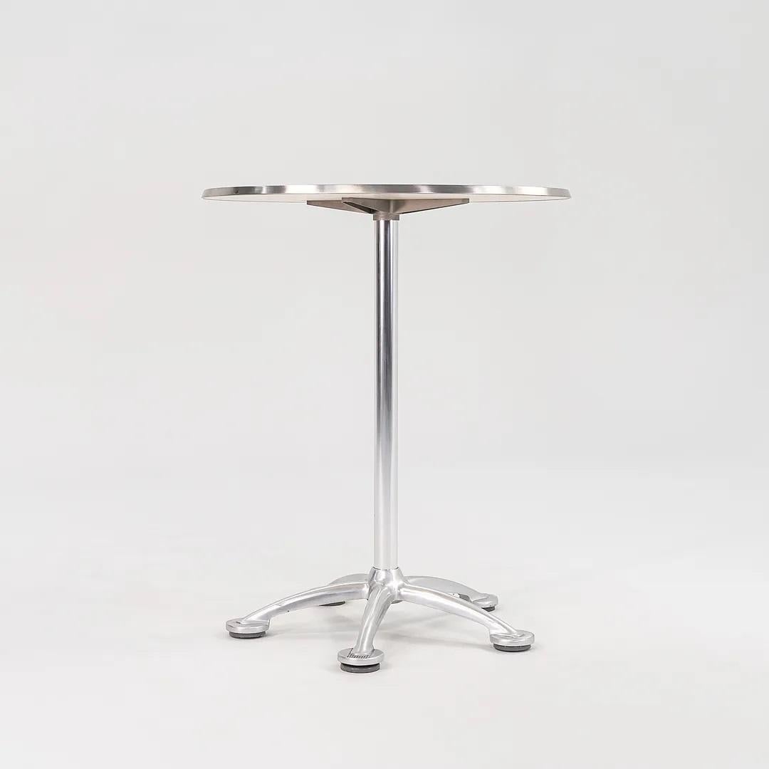 2000s Jorge Pensi for Knoll & AMAT3 High Top Dining / Bar Tables in Aluminum For Sale 6