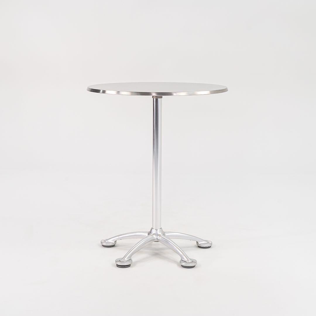 2000s Jorge Pensi for Knoll & AMAT3 High Top Dining / Bar Tables in Aluminum For Sale 3