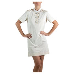 2000S LANVIN Vestido Crema Poliéster