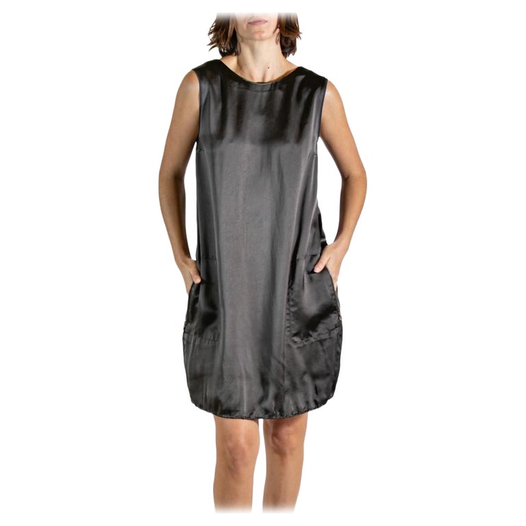 2000S LANVIN Dark Chocolate Brown Silk Satin Dress For Sale at 1stDibs 2000S LANVIN Dark Chocolate Brown Silk Satin Dress For Sale at 1stDibs