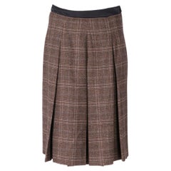 2000s Lanvin Prince of Wales Skirt