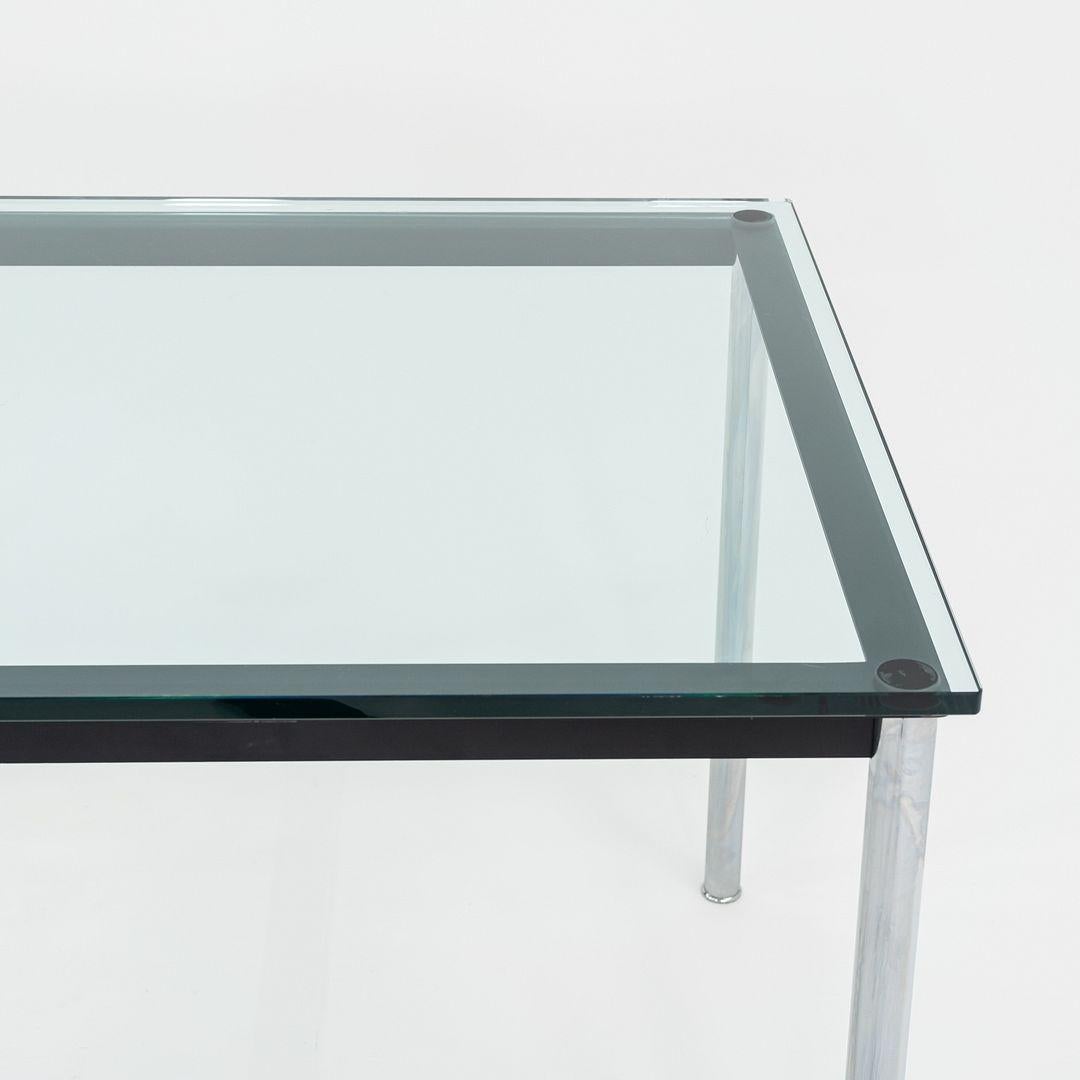 2000s Le Corbusier, Jeanneret, Perriand pour Cassina LC10 P Table de salle à manger 32x48