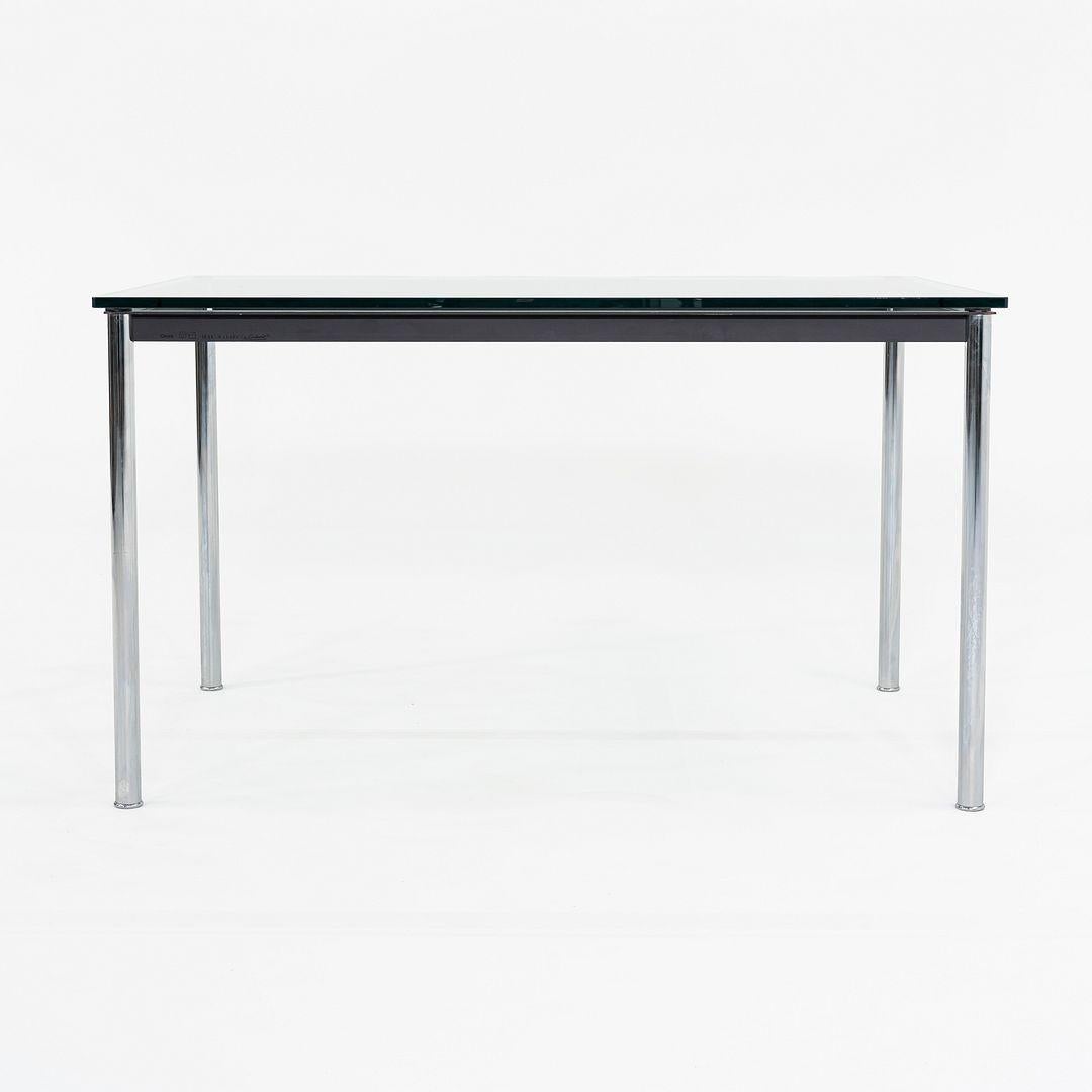 italien 2000s Le Corbusier, Jeanneret, Perriand pour Cassina LC10 P Table de salle à manger 32x48