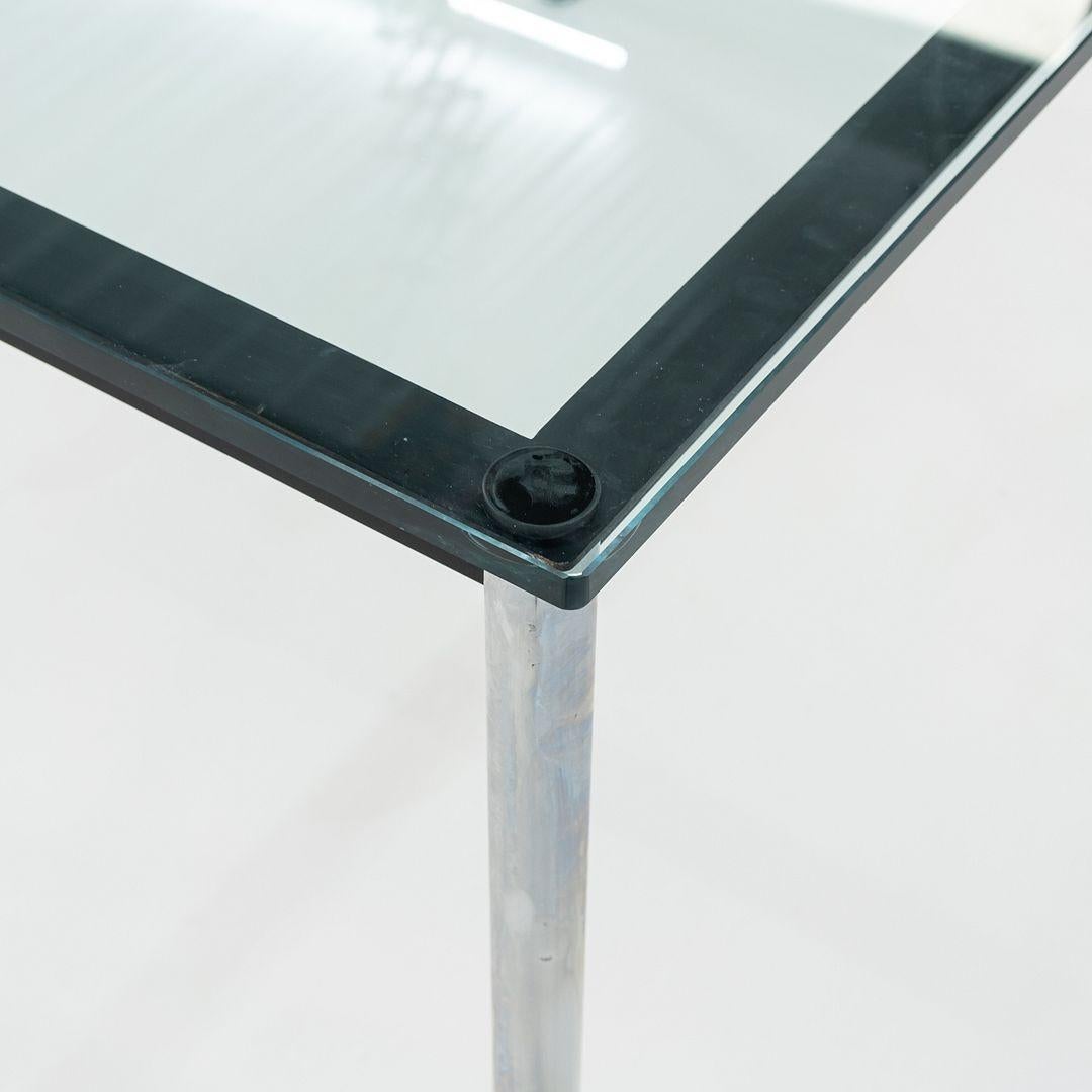 2000s Le Corbusier, Jeanneret, Perriand pour Cassina LC10 P Table de salle à manger 32x48