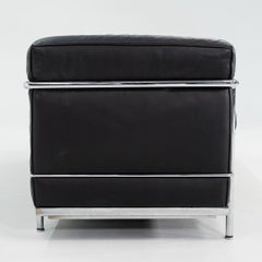 2000s Le Corbusier, Jeanneret & Perriand for Cassina LC2 3-Seat Sofa in Leather