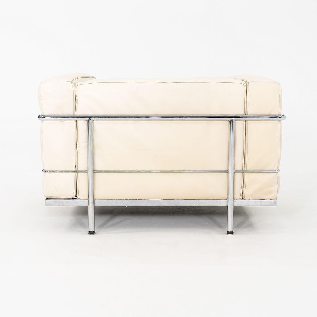 2000s Le Corbusier Jeanneret Perriand for Cassina LC3 Club Lounge Chair For Sale 3