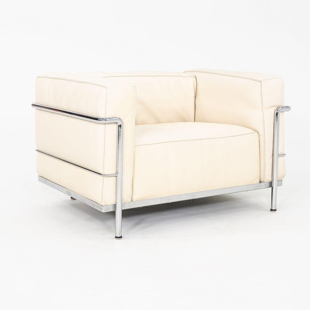 2000s Le Corbusier Jeanneret Perriand for Cassina LC3 Club Lounge Chair For Sale 2