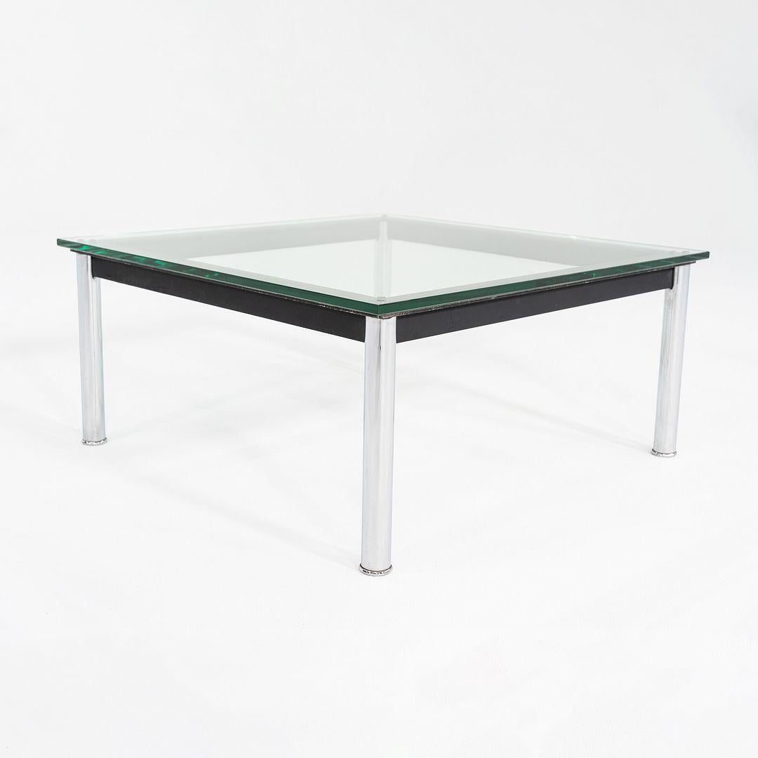 2000s Le Corbusier Perriand Jeanneret LC10-P Square Coffee/Side Table en venta 4