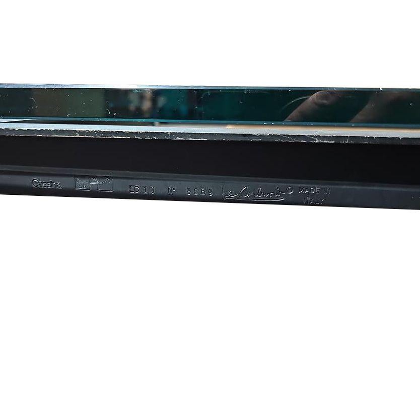 2000s Le Corbusier Perriand Jeanneret LC10-P Square Coffee/Side Table en venta 5