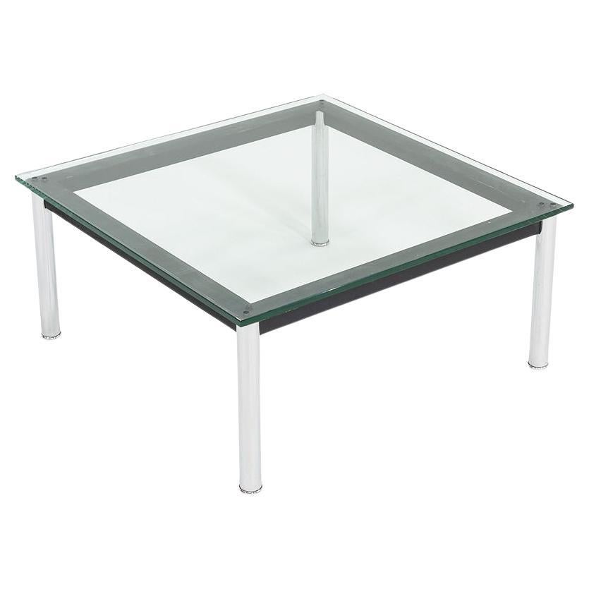 2000s Le Corbusier Perriand Jeanneret LC10-P Square Coffee/Side Table