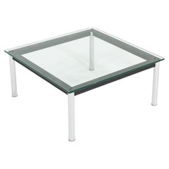 2000s Le Corbusier Perriand Jeanneret LC10-P Square Coffee/Side Table
