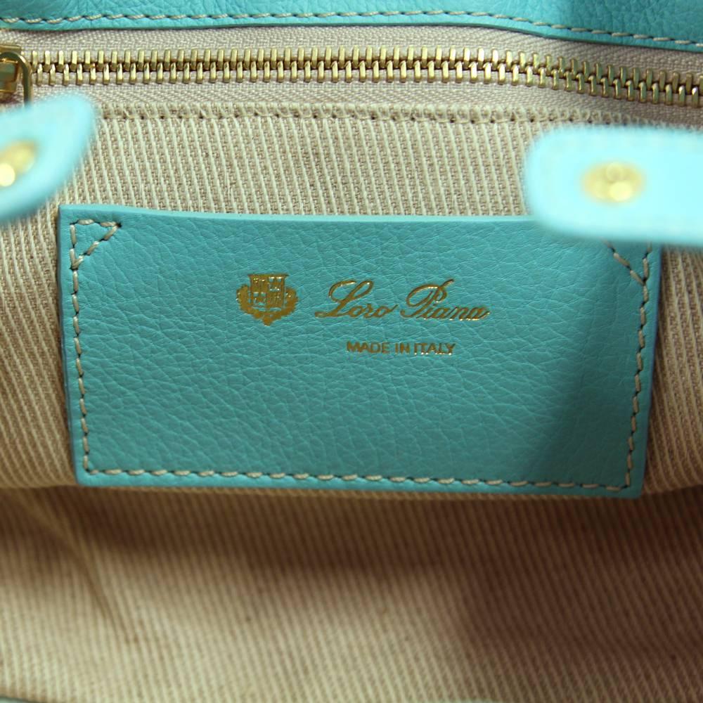 Women's 2000s Loro Piana Turquoise Purse