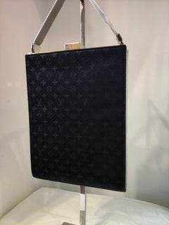 2000s Louis Vuitton Angers GM in satin monogram and silver hardware handle bag