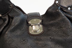 Sac à bandoulière Louis Vuitton « Mahina » noir, années 2000