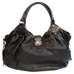 Sac à bandoulière Louis Vuitton « Mahina » noir, années 2000