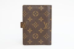 2000s Louis Vuitton Brown Monogram Canvas PM Agenda Cover
