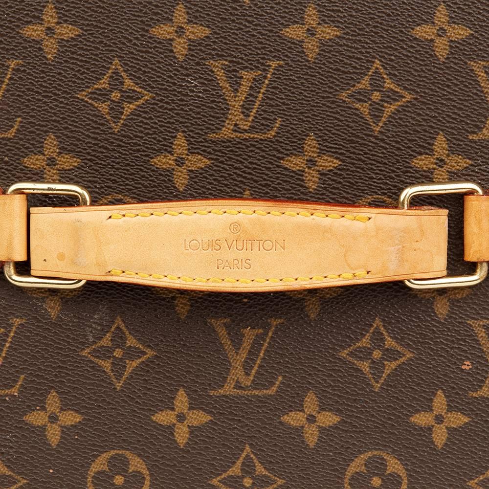 2000's Louis Vuitton Brown Monogram Coated Canvas Case With Mirror 1