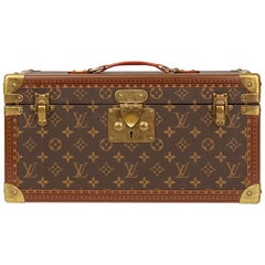 Vintage 2000's Louis Vuitton Brown Monogram Coated Canvas Case With Mirror