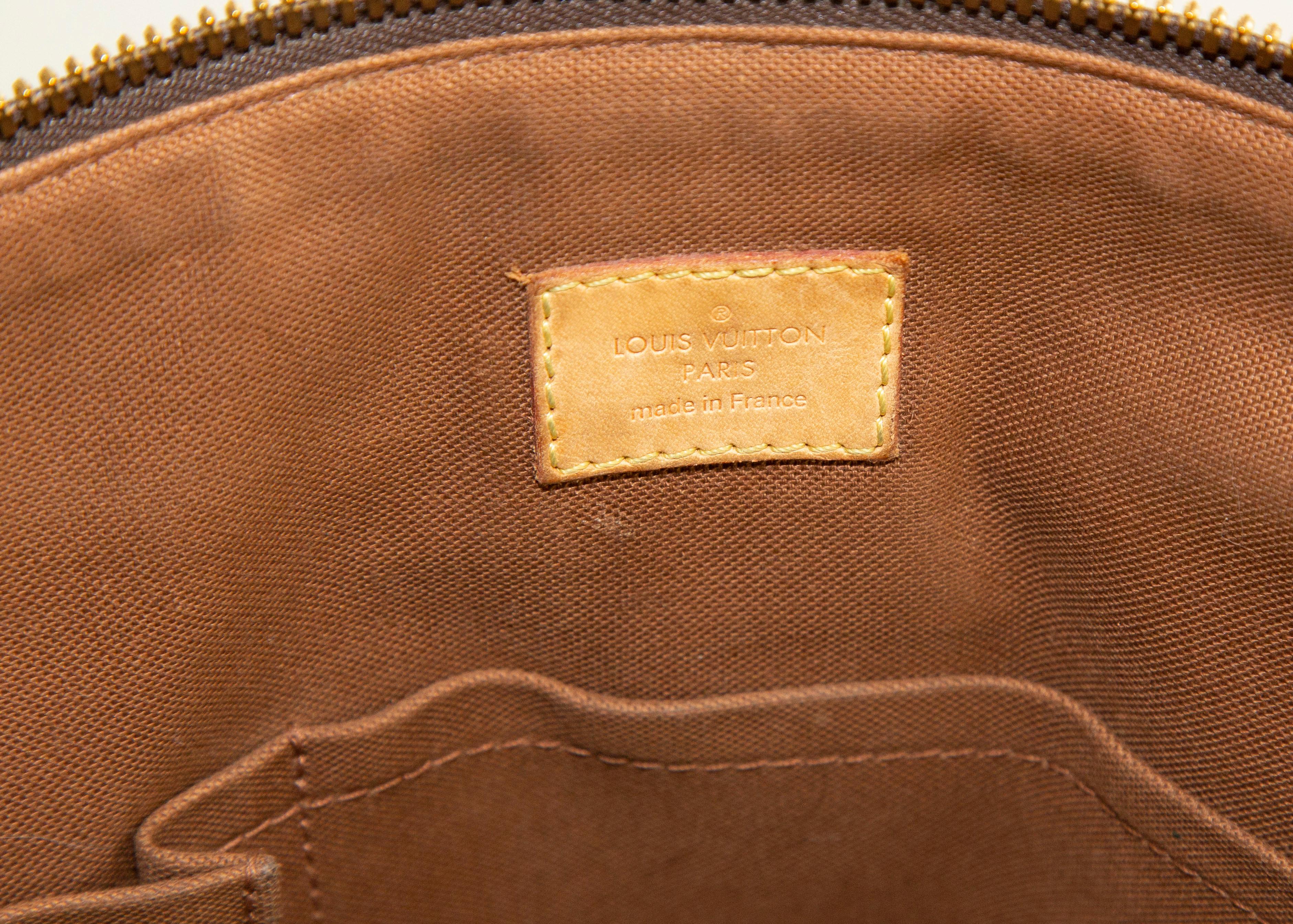2000s Louis Vuitton Brown Monogram Tivoli GM Handbag Shoulder bag For Sale 5