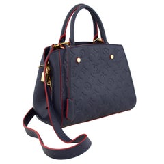 2000's Louis Vuitton Empreinte Montaigne BB Marine Rouge
