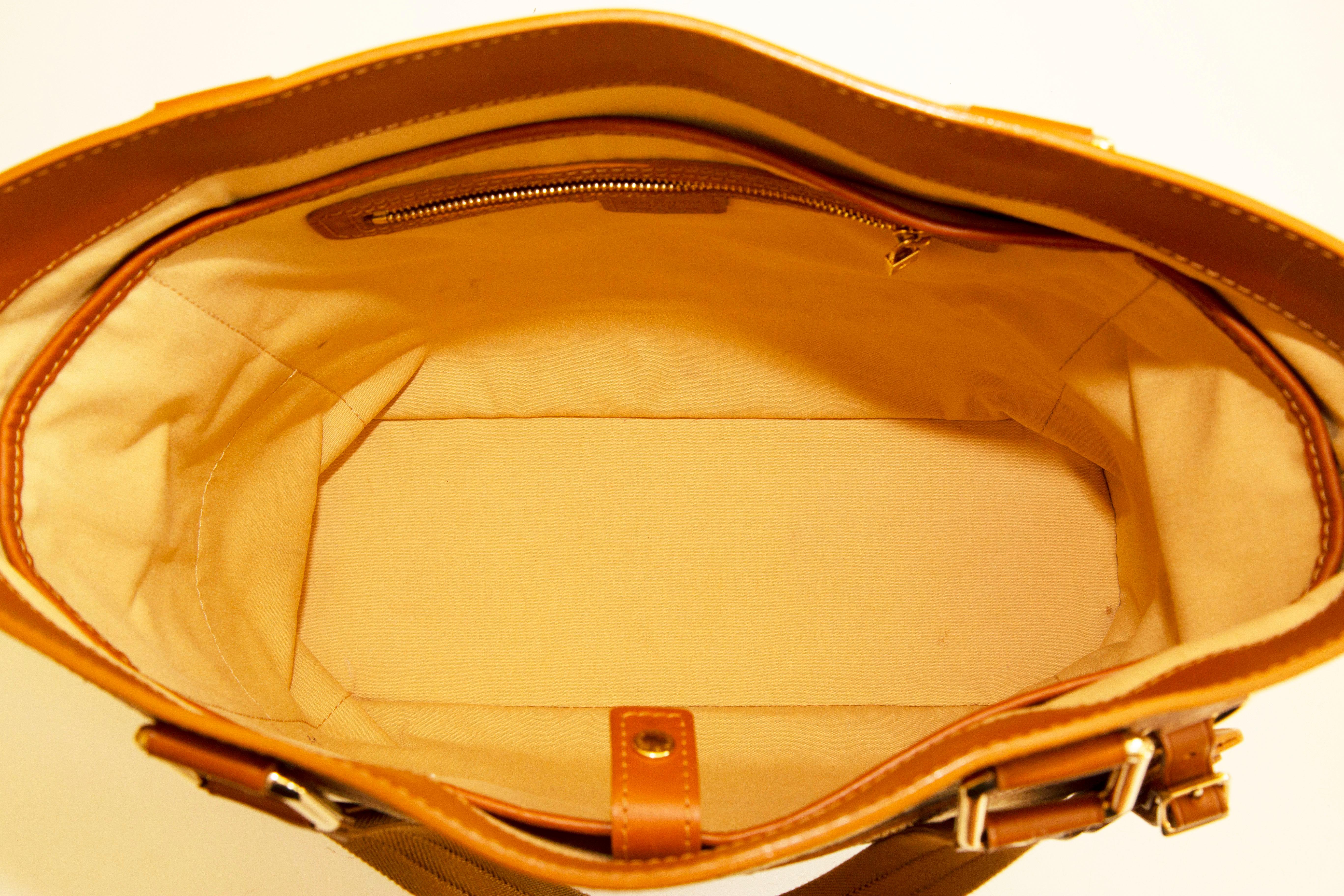 2000s Louis Vuitton Lucille Monogram Tote Shoulder Bag For Sale 7