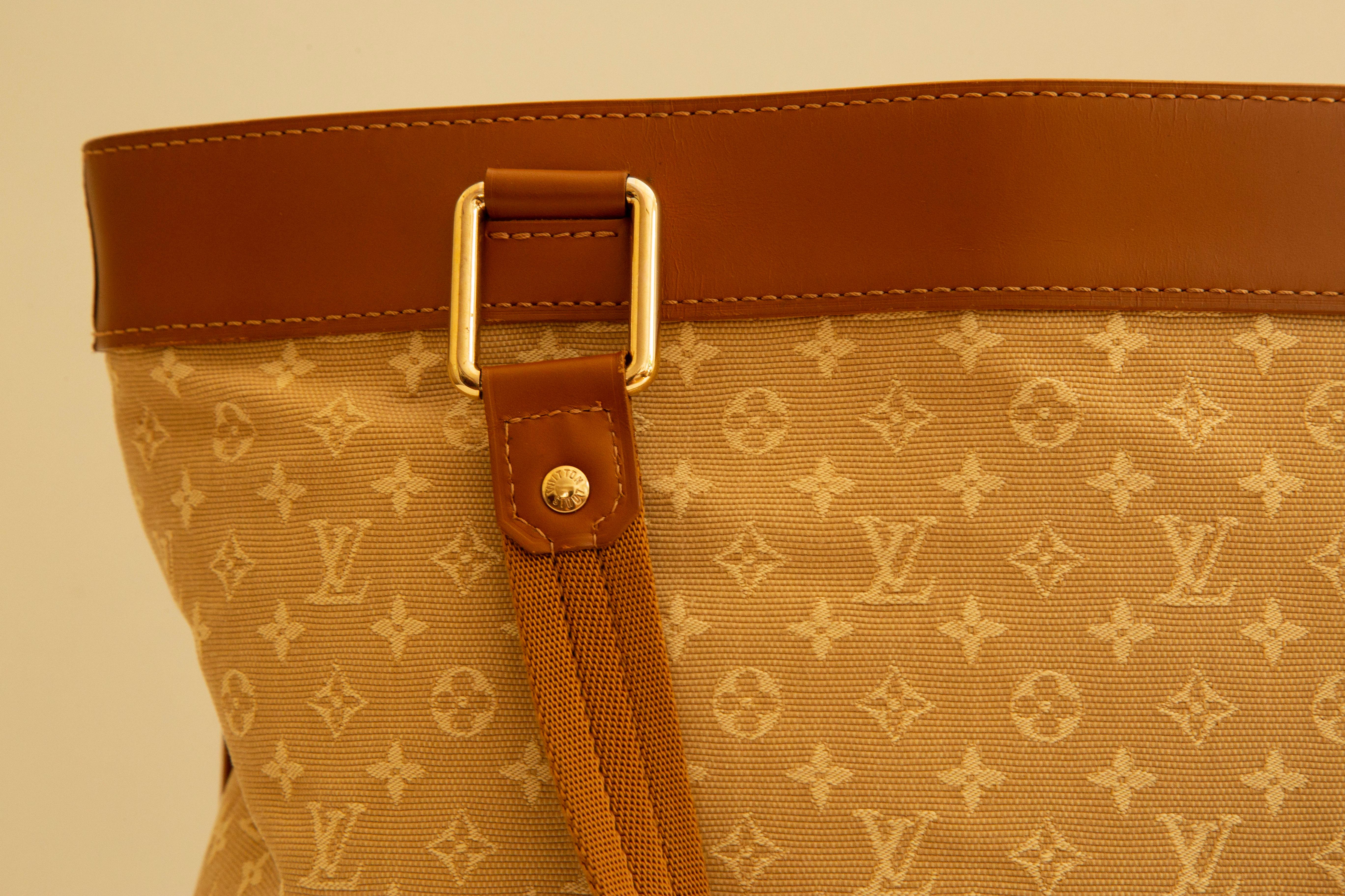 2000s Louis Vuitton Lucille Monogram Tote Shoulder Bag For Sale 1