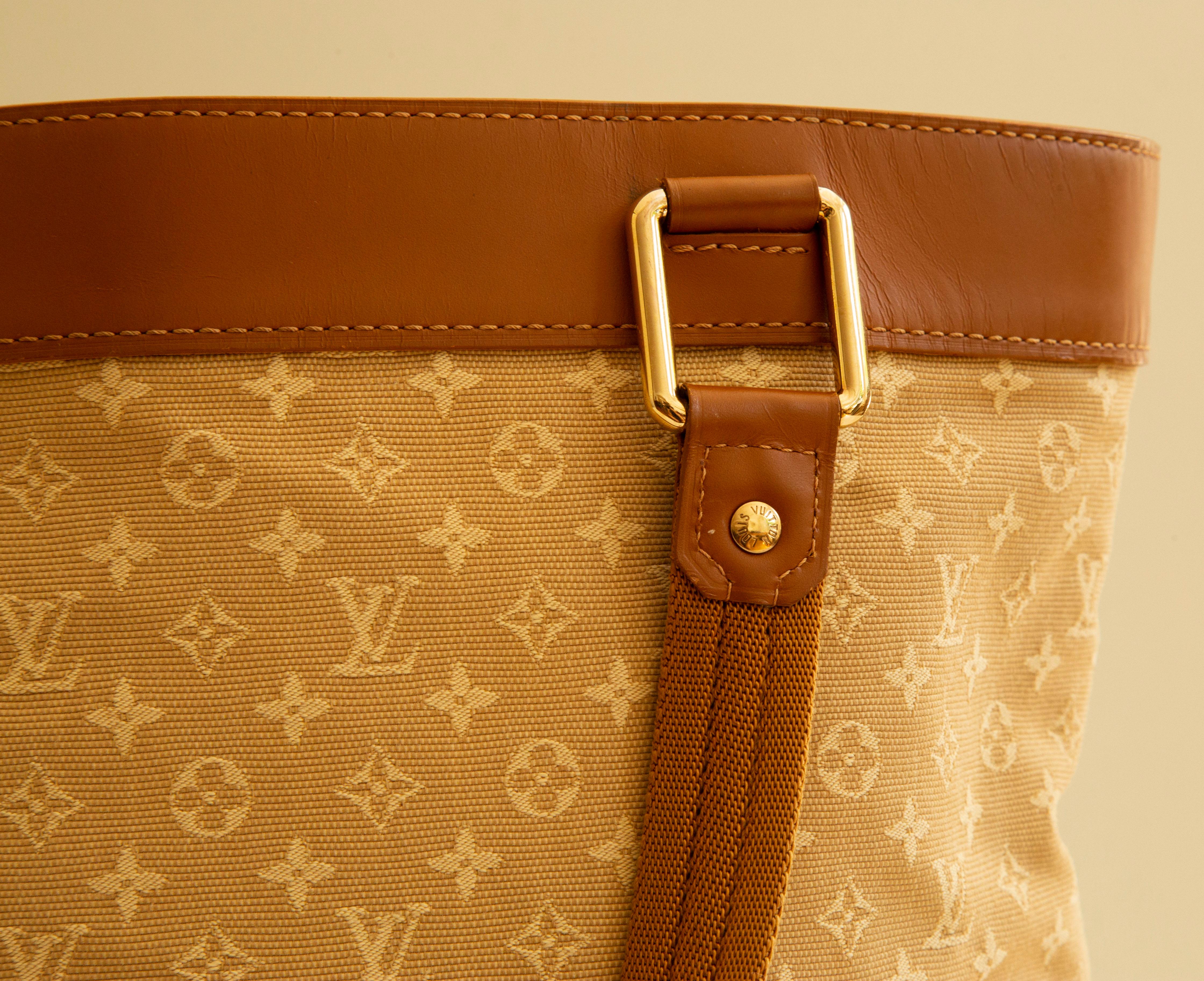 2000s Louis Vuitton Lucille Monogram Tote Shoulder Bag For Sale 2
