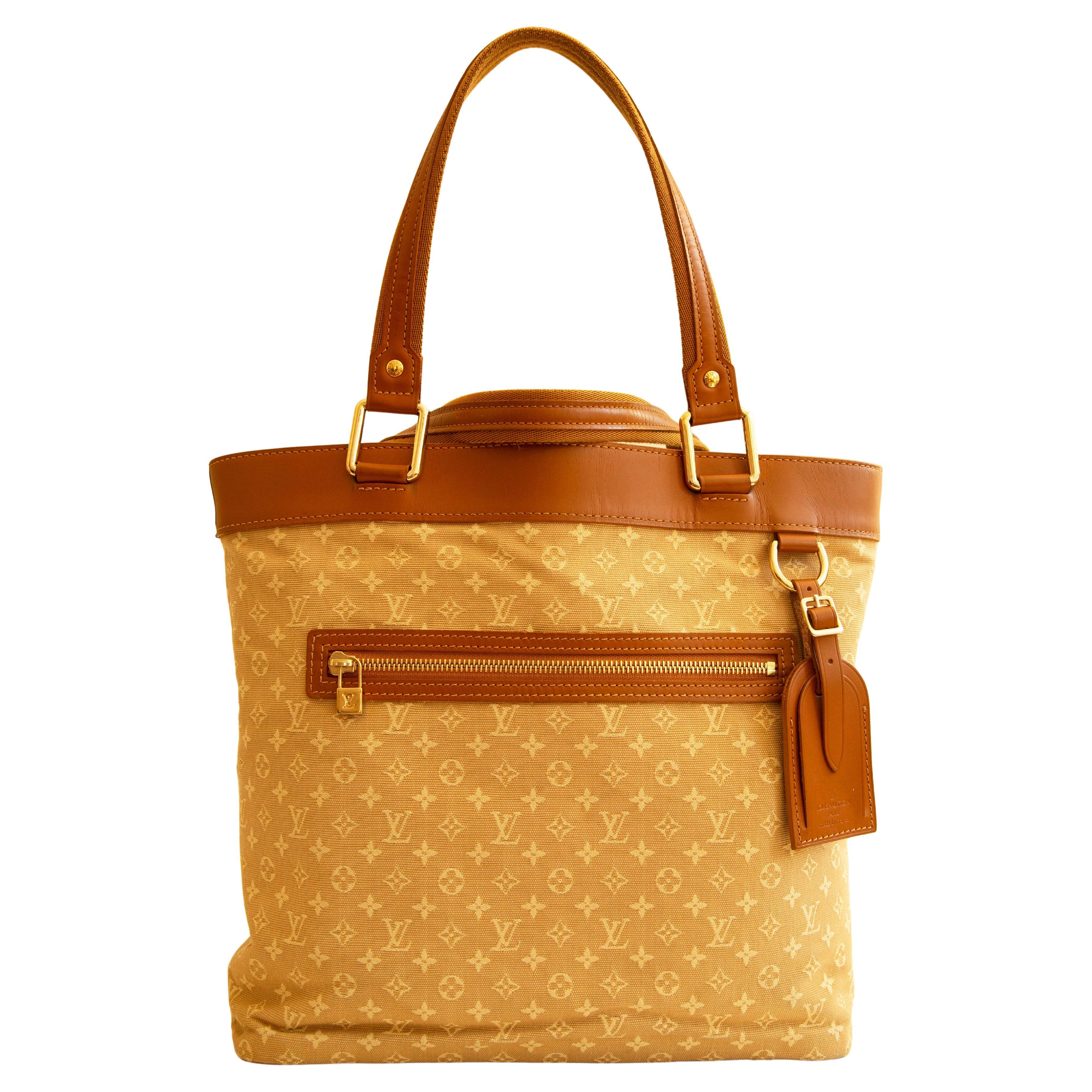 2000s Louis Vuitton Lucille Monogram Tote Shoulder Bag For Sale