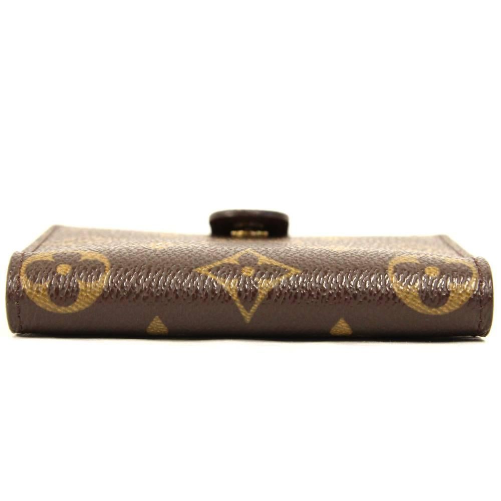 Brown 2000s Louis Vuitton Monogram Block Note Case