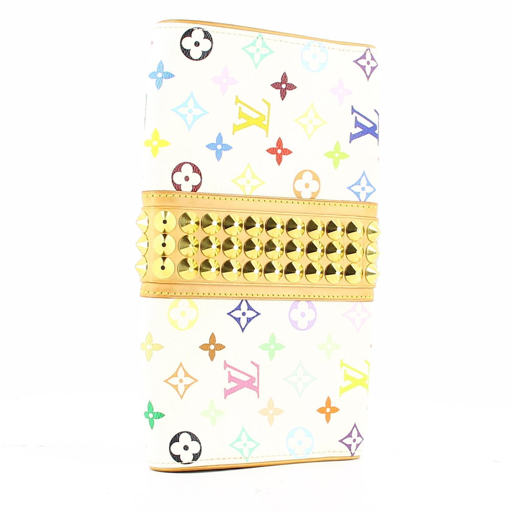 lv multicolor clutch